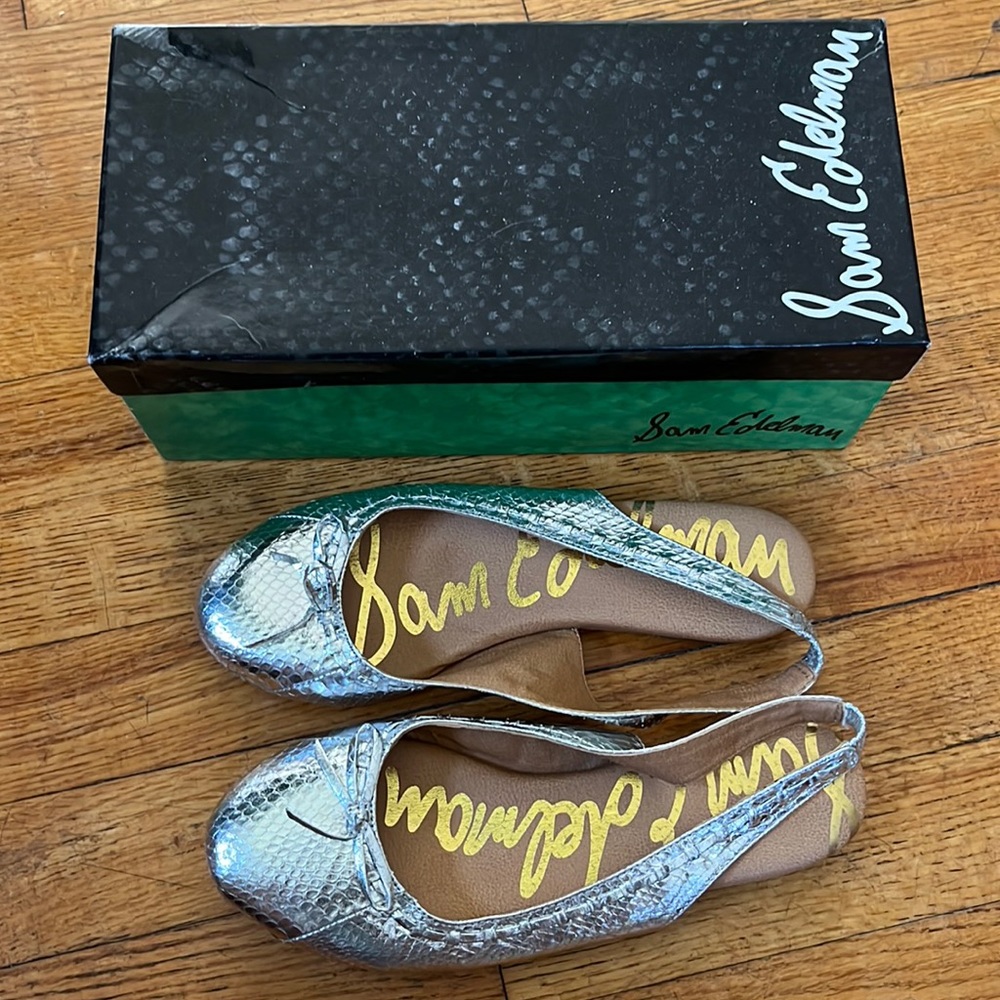 Sling back flats